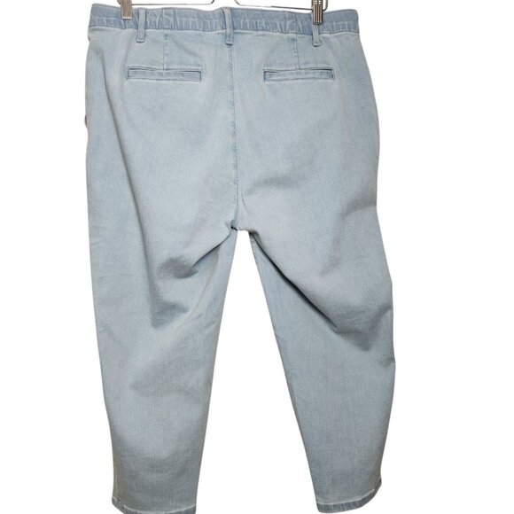 J. Jill 18P Petite Jeans Slim-Leg Ankle Stretch Light Wash - Picture 4 of 7